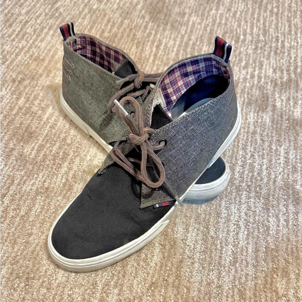 Ben Sherman Black and Gray Chukka Boots Size 10
